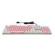 thumbnail image 4 of Teclado mecánico, teclado mecánico de 104 teclas, interruptor azul, teclado mecánico, interruptor azul, teclado mecánico para juegos, eficiencia óptima, 4 of 9