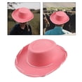 thumbnail image 3 of Sombrero de vaquero BLESIY Unisex de fieltro para otoño invierno, 3 of 7