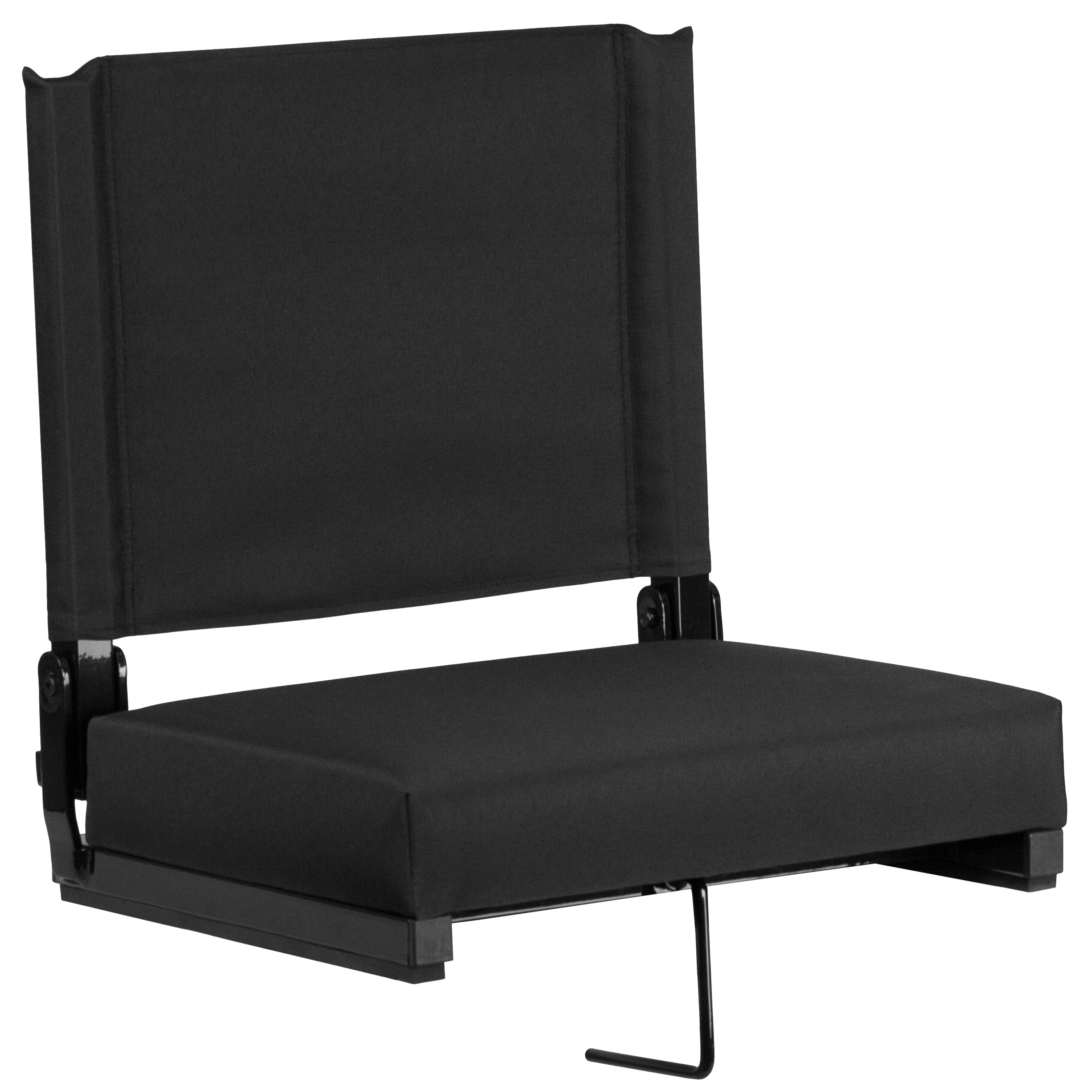 Flash furniture sale black stadium chair