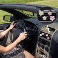 thumbnail image 4 of WJCA 6 Pcs Cute Car Air Freshener Vent Clips, Pink Flower Auto Vent Clips for Women, Aesthetic Car Interior Accessories, Decorative Air Freshener for Car AC Vents, 4 of 7