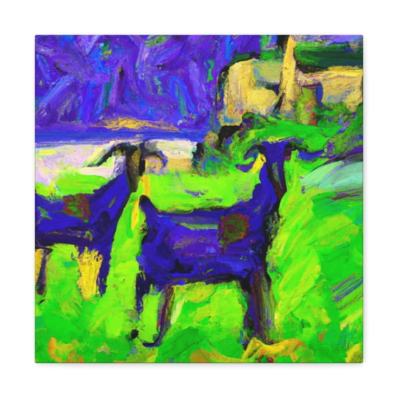 Goat in the Landscape - Canvas