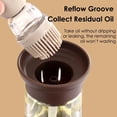 thumbnail image 5 of Oil Dispenser with Brush - 2 Pack Glass Olive Oil Dispenser Bottle with Basting Brush for Cooking Frying Baking Kitchen 180ml, T-OB21 Blue, 5 of 5