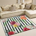 thumbnail image 2 of Area Rug Pad Beautiful Flowers Nursery Rugs Floor Mat for Kids Playing Room Living Room Bedroom 7' x 5' (80 x 58 inch), 2 of 6