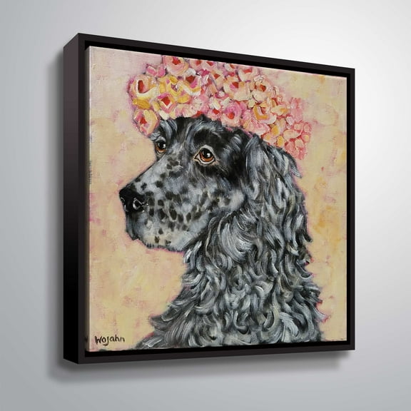 ArtWall Petal Pusher, Gallery Wrapped Floater-framed Canvas by Holly Wojahn