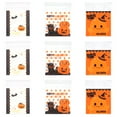thumbnail image 1 of 300Pcs Halloween Pumpkin Series Packing Bags Candy Cookie Snacks Packing Pouch, 1 of 5
