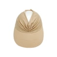 thumbnail image 5 of Yunliwuli Women Sport Sun Visor Hat Empty Top Baseball Sun Cap Ladies UV Protection Beach Hats, 5 of 5