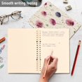 thumbnail image 5 of Wirebound Notebook Hardcover Spiral Notebooks Pink and Purple Dandelions, 60 Pages, 80 GSM, 5.7 x 8.3in, 5 of 7