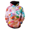 thumbnail image 3 of Sudadera con capucha con estampado 3D de frutas y dulces para hombre, sudaderas casuales divertidas de talla grande para mujer, ropa de calle para hombre, sudadera con capucha para hombre, 3 of 5