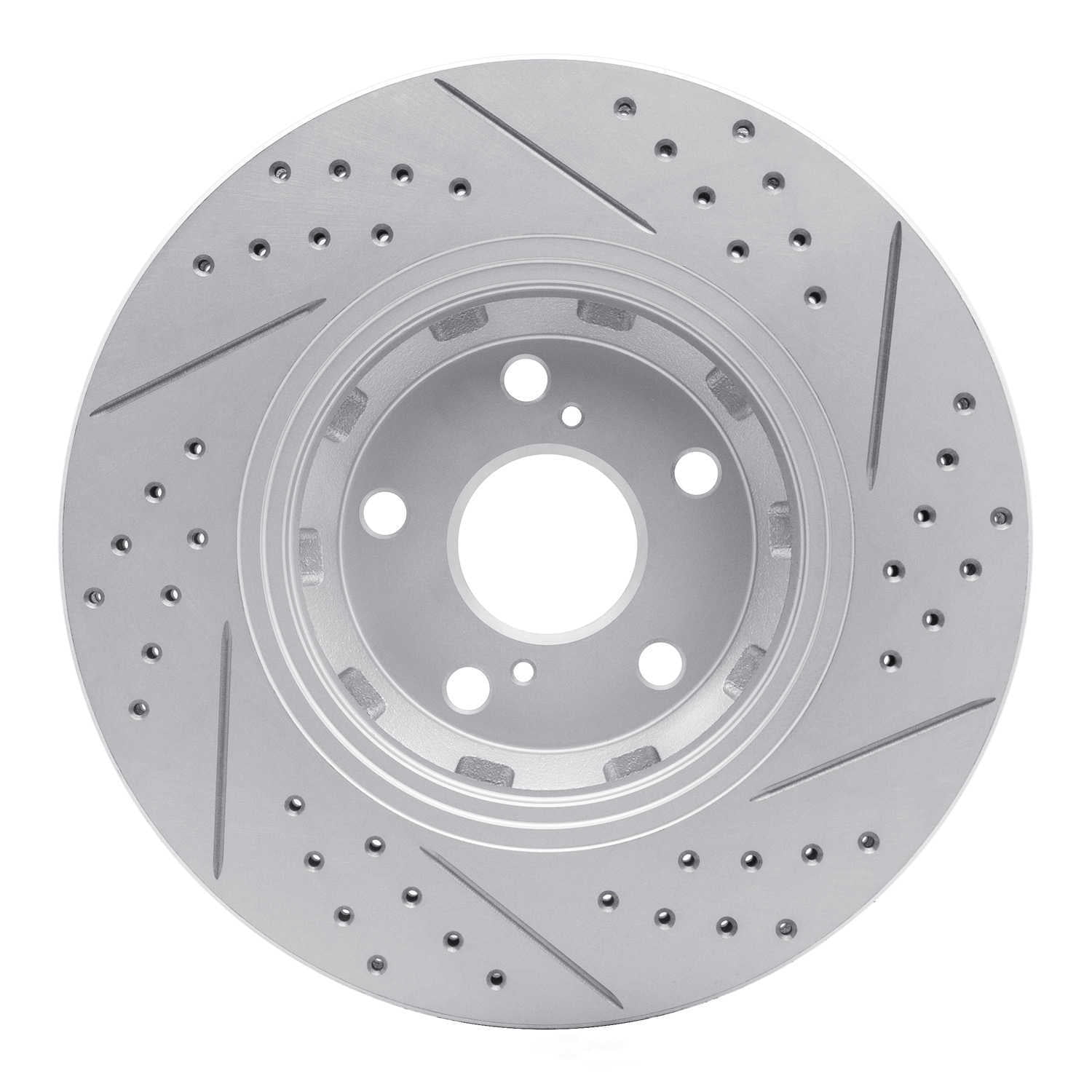 Dynamic Friction Company 830-76085L DFC Geoperformance Rotor - Drilled and Slotted
