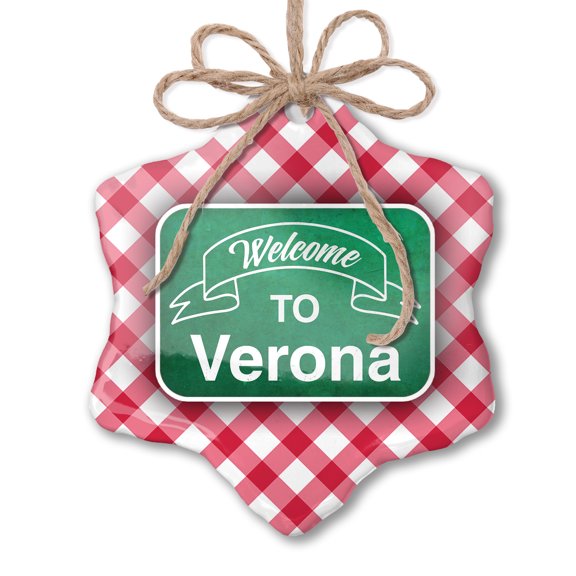 Ornament Printed One Sided Sign Welcome To Green Bay Christmas 2021 ...