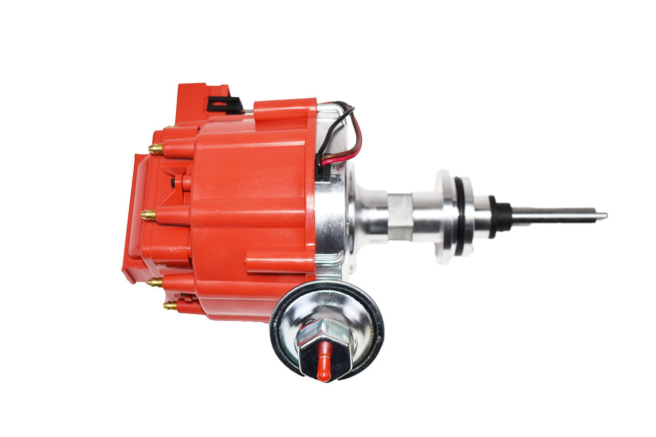 Top Street Performance JM6513R HEI Distributor with Red Cap 