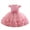 Rose Pink, variant on IDOPIP Baby Toddler Flower Girl Dress Lace Tulle Birthday Pageant Gown 1-5 Years 3D Flowers Formal Dress Toddler Wedding Guest Dress Baby Girl First Birthday Party Princess Baptism Dresses