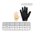 thumbnail image 4 of Guantes Proteccion Bloosom  Pantalla Táctil De Dedo Para Motocicleta Rojo XXL, 4 of 4