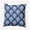 Nautical Navy, variant on Simply Daisy 14" x 20" Fan Leaf Pattern Indoor/Outdoor Throw Pillow, True Mint (1 count)