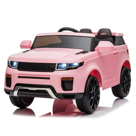 Winado Ride on Truck Dual Drive 12V Remote Control Car Pink