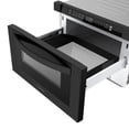 thumbnail image 5 of Cosmo 24 in. Haven Collection 1.2 cu. ft. Built-in Microwave Drawer, 1000W, Touch Controls, Defrosting Rack in Matte Black, 5 of 11