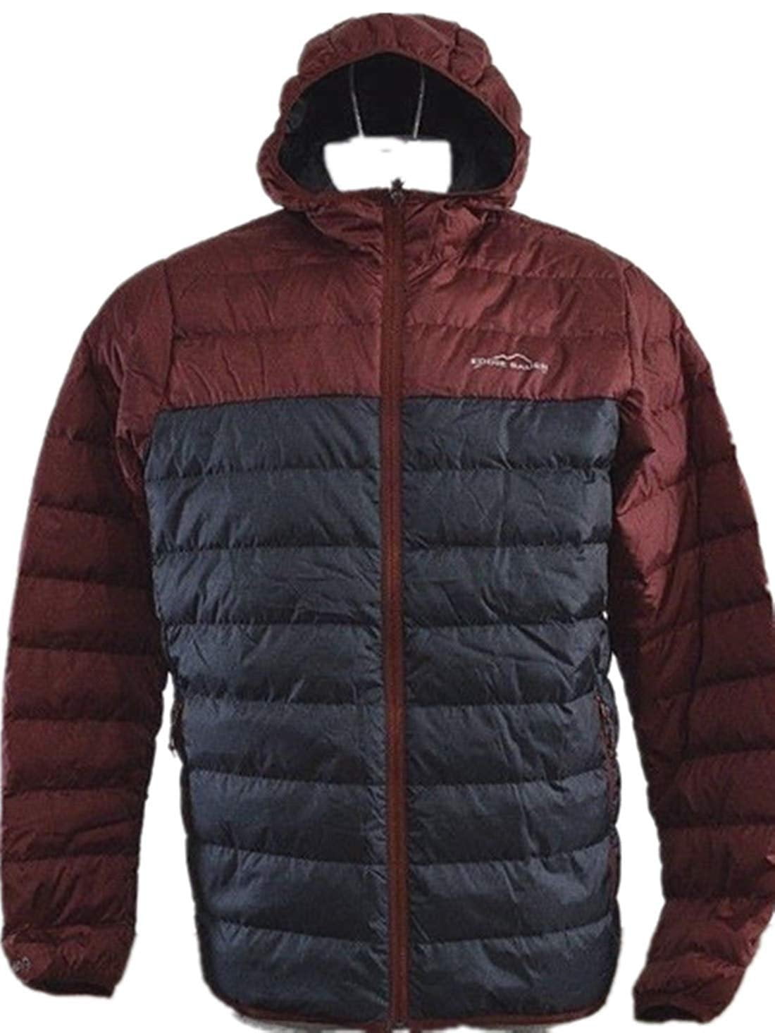 Eddie Bauer Men's Cirruslite Hooded Down Jacket L, True Blue