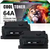 Cool Toner Compatible Toner Replacement for HP CC364A Use with LaserJet P4014 P4015n P4015x P4515n P4515x Printer Ink (Black, 2-Pack)