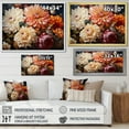 thumbnail image 4 of Designart "Coral White beautying Chrysanthemums" Floral Floater Framed Canvas Wall Art, 4 of 7