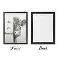 thumbnail image 5 of Aarocafa – Humorous Highland Cow "Are You Pooping?" Sleek Black Plastic Frame Canvas Art – Modern Playful Decor for Contemporary Spaces – 16x24in – Black Frame, 5 of 7