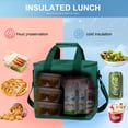 thumbnail image 4 of Nevera Iknoe plegable, 29 x 17 x 30 cm, 24 latas, verde negruzco, 4 of 6