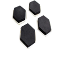thumbnail image 2 of CHOK Sliding Robots Furniture Sliders Smooth Furniture Sliders 8 Piece Set Black 1.2 lb, 2 of 5