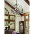 thumbnail image 4 of Elegant Lighting Geneva 44" 18 Light Royal Crystal Pendant Lamp, 4 of 10