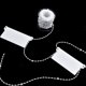 thumbnail image 3 of 20 piezas de listones inferiores de peso para persianas verticales blancas de 89 mm (3,5 pulgadas) y cadenas de persianas verticales de plástico de 10 m para kit de reparación de persianas verticales, 3 of 5