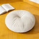 thumbnail image 1 of Cojín de pana, almohadilla redonda para el asiento – Almohada suave y antideslizante para el suelo, cómodo asiento para meditación, decoración del salón dormitorio y salón, 1 of 6