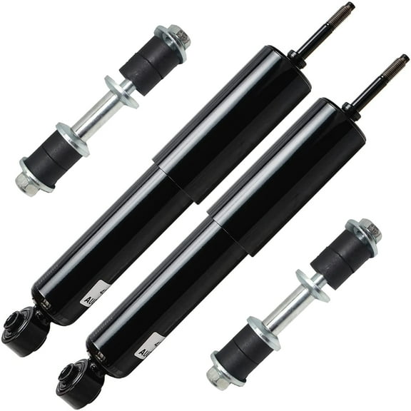 Detroit Axle - 4PC Front Shock Absorbers w/Sway Bars for 2000 2001 2002 2003 2004 Nissan Xterra 4WD