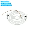 thumbnail image 4 of Uxcell 95mm 115mm Dia. Round Ceiling Light Plate Kit Lighting Fixture Mounting Bracket Steel Crossbar Plate 1 Set, 4 of 5