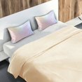 thumbnail image 5 of Yayeee Pillowcase King Size Set of 2 Satin Wrinkle Resistant Pillow Case, Pink Wavy Striped, 5 of 8