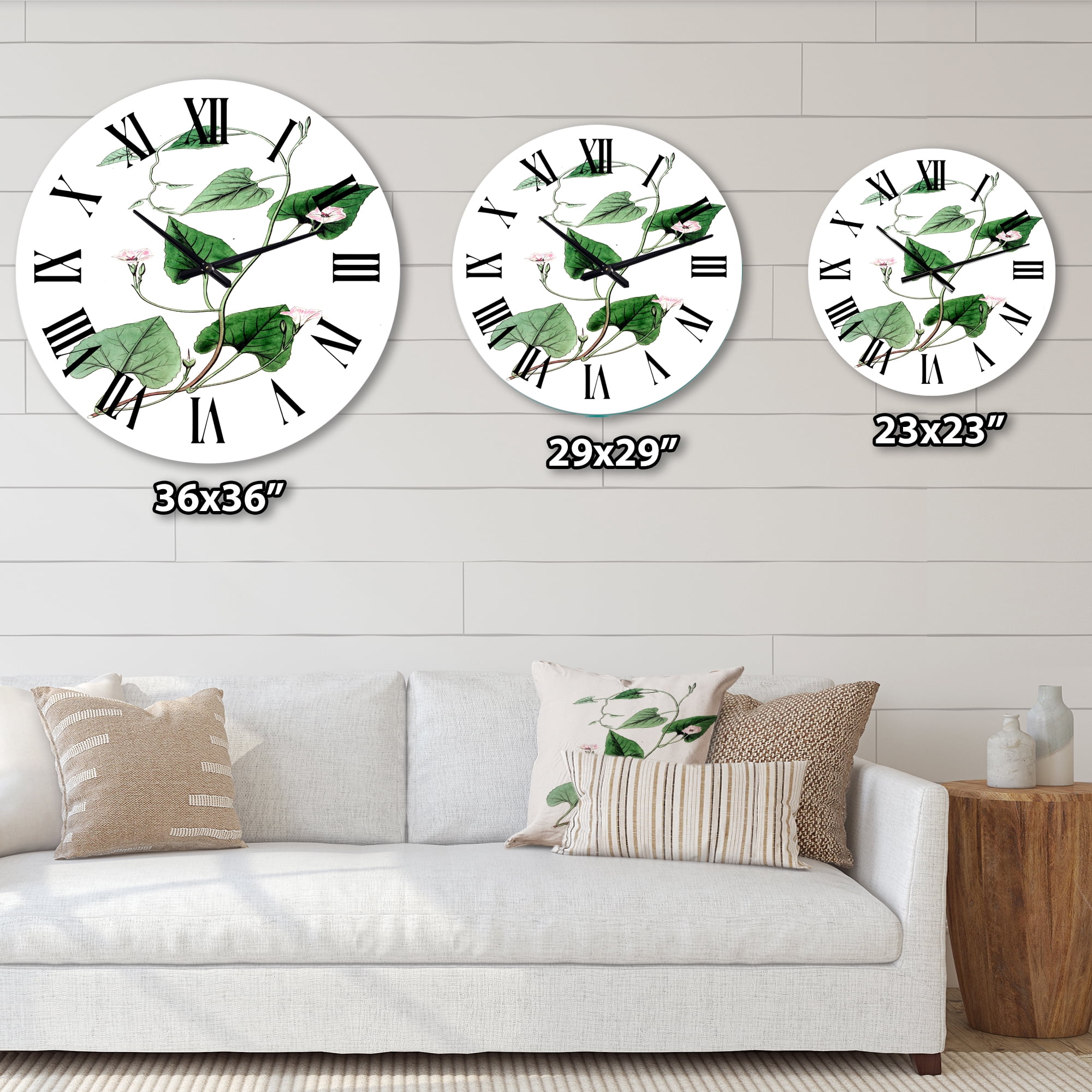 Designart 1 in Traditional Wall Clock