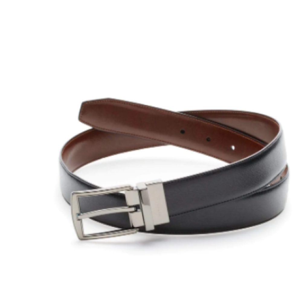 PERRY ELLIS CORREA HEBILLA PLATEADA, M 34/36