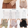 thumbnail image 3 of Hilenly Women's 2 in 1 Running Shorts Quick Dry Workout Athletic Shorts Gym Yoga Shorts Liner Shorts, 3 of 10