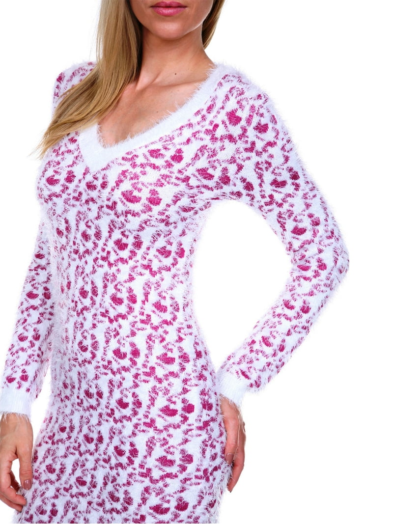 pink angora sweater dress Pink Angora Sweater Dress