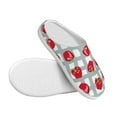 thumbnail image 3 of Kdxio Sweet Red Fruit Women's Men's Slippers Plush Slip-On House Slipper for Winter Indoor Soft Cushion Non-slip Fluffy Slides Slippers-37/38, 3 of 7