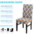 thumbnail image 3 of Stretch 4 Piece Chair Slipcover, Gray, 3 of 8