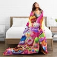 thumbnail image 4 of Hello Kitty Blanket, Super Soft Throw Blanket, Cozy Flannel Blankets For Boys Girls, Warm Blankets For Couch Sofa Bed, 60"X50", 4 of 9