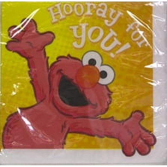 Sesame Street 'Hooray for Elmo' Lunch Napkins (16 ct)