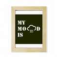 thumbnail image 1 of Sad Mood Rain Art Deco Fashion Desktop Adorn Photo Frame Display Art Painting Wooden, 1 of 3