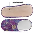 thumbnail image 4 of Uourmeti Psychedelic Bohemian Retro Cotton Slippers Non-Slip Rubber Sole Cozy Comfy Plush Fuzzy Warm House Bedroom Shoes For Women Men, 4 of 7