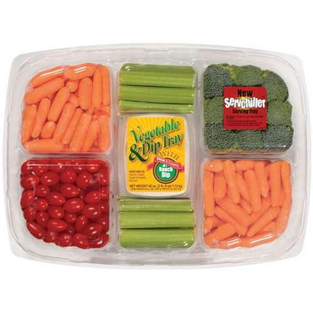 Apio: W/Thick & Creamy Ranch Dip Vegetable & Dip Tray, 40 oz