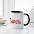 thumbnail image 6 of CafePress - Size Matters Mugs - 11 oz Ceramic Mug - Novelty Coffee Tea Cup, 6 of 6