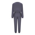 thumbnail image 4 of Kaemgyyd Jogger Sets for Women 2 Piece Outfit Plus Size Sweatsuit Long Sleeve Cropped Pullover Sweatshirt with Sweatpants Set Tracksuit, 4 of 6