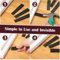 thumbnail image 4 of 10/20 piezas de cuñas de plástico flexibles, cuñas niveladoras para mesa, niveladores de muebles de primera calidad, cuñas de calce para puertas y gabinetes, 4 of 5