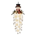 thumbnail image 2 of Crystal Cascade Christmas Light, Hanging Snowflake & Crystal LED Porch Decor, Christmas Hanging Decoration, for Porch & Window, Crystal Pendant(B), 2 of 7