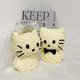 thumbnail image 1 of Venta al por mayor, crema rosa personalizada, Hello Kitty, oso rosa de satén hecho a mano, regalo de boda para novia y novio, regalo de San Valentín, 1 of 4