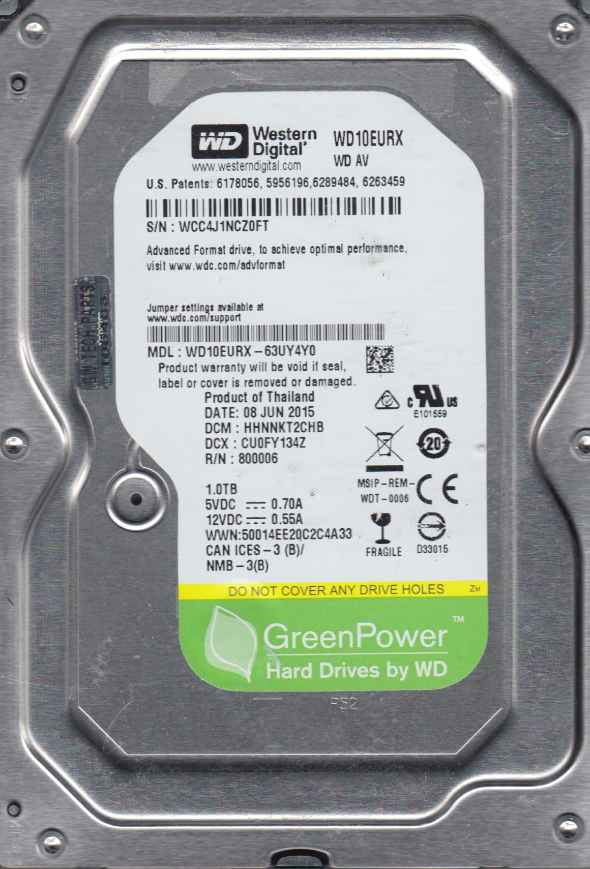 Western Digital 3TB SATA HDD - Internal 3.5