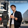 thumbnail image 4 of SKMEI Watch for Men Retro Analog Digital Watches Square Dual Display Men's Watches Luxury Stylish Casual Wristwatches, 4 of 8